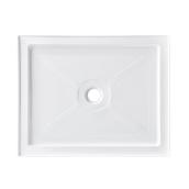 OVE Decors Savannah 32-in x 40-in White Acrylic Shower Base