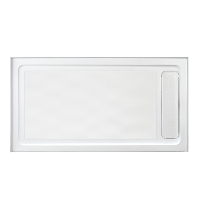 OVE Decors Shower Base - Hidden Drain - 32-in x 60-in - White Acrylic ...