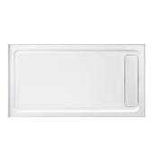 OVE Decors Shower Base - Hidden Drain - 32-in x 60-in - White Acrylic