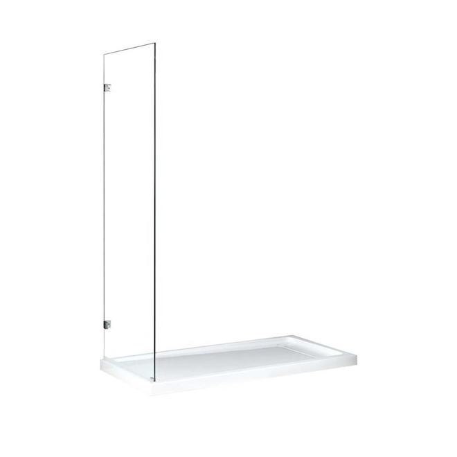 Ove Sydney 32-in Chrome Shower Side Panel