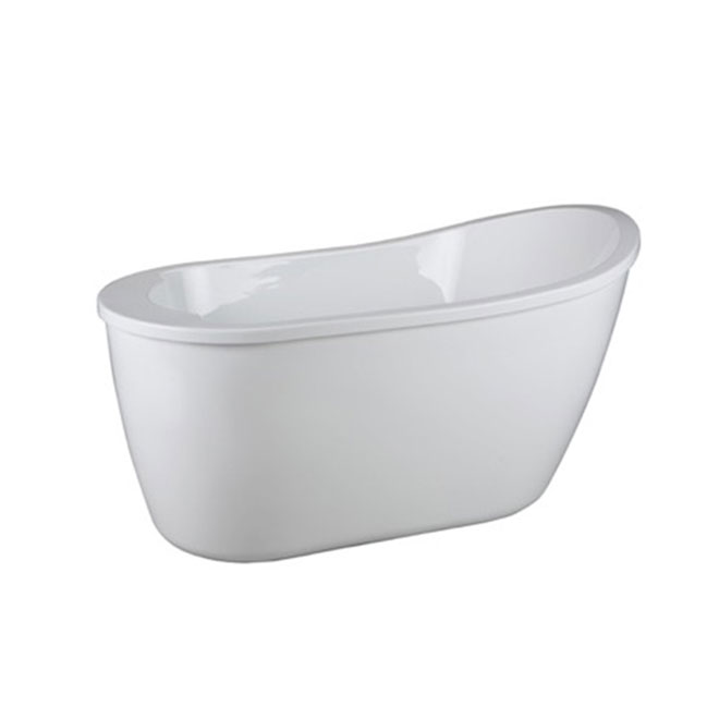 Ove Decors Makayla Freestanding Bathtub - 24-in x 60-in - Acrylic - White