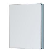 Pharmacie, portes miroirs, 3 tablettes, aluminium et verre