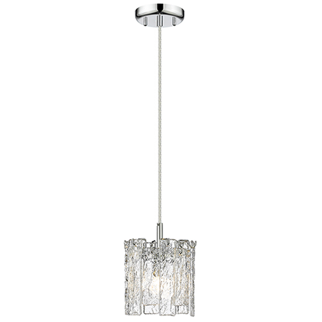 OVE Decors Rada 81.5-in 1-Light Pendant - Glass and Polished Chrome