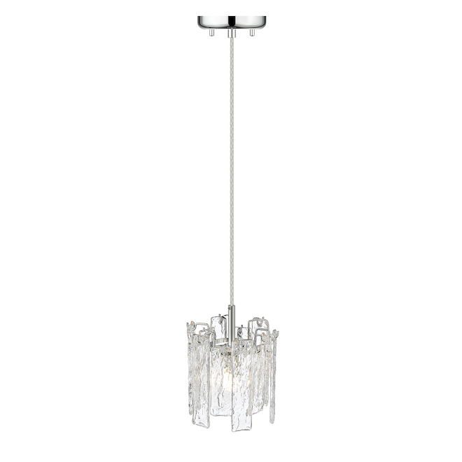 OVE Decors Rada 81.5-in 1-Light Pendant - Glass and Polished Chrome