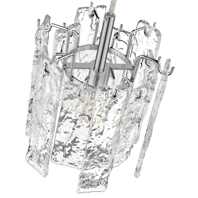 OVE Decors Rada 81.5-in 1-Light Pendant - Glass and Polished Chrome