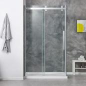 OVE Decors Grace 60-in Glass Shower Door with Chrome Hardware