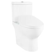 Toilette intelligente avec siège bidet Skye par Ove Decors, céramique, blanc, 1,28 gal.