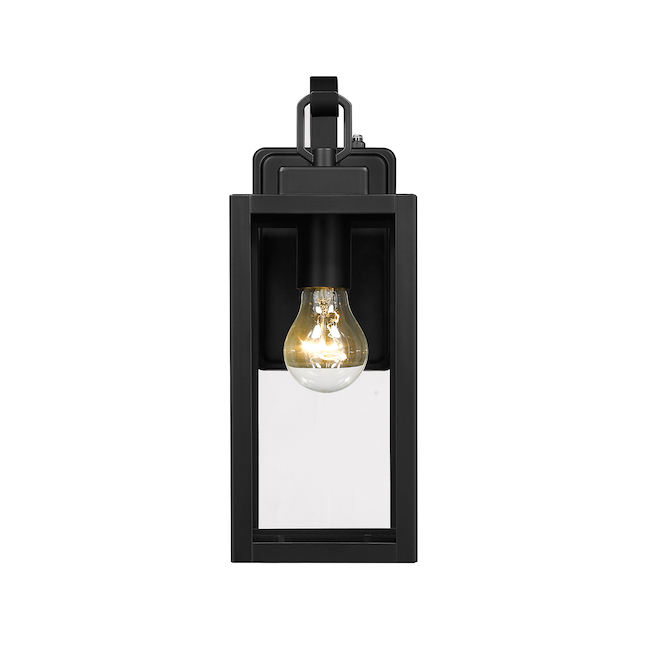 Ove Decors Rye Wall Sconce with 1-Light Photocell Detector Black
