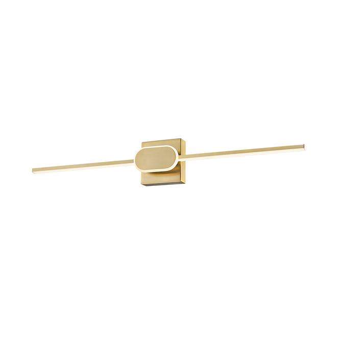 OVE Decors Arjun 31.5-in Brushed Gold LED Wall Sconce
