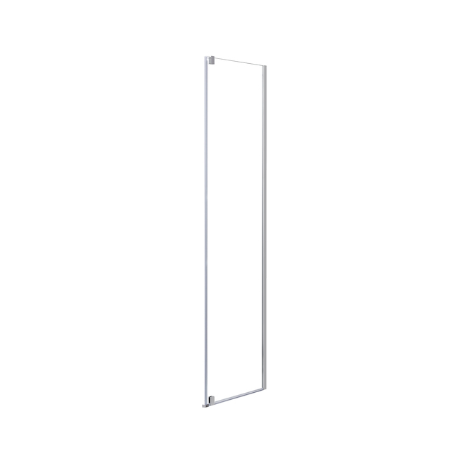 OVE Decors Niko 32in Clear Glass Side Shower Panel with Chrome Harware