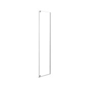 OVE Decors Niko 32-in Clear Glass Side Shower Panel with Chrome Harware