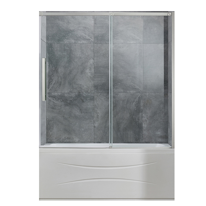OVE DECORS Ove Venice Satin Nickel Tub Shower Door 0833440 RONA