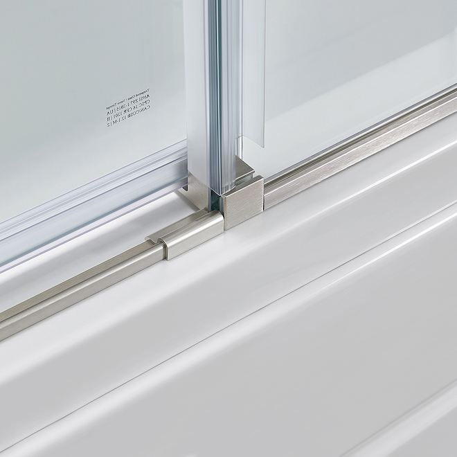 OVE DECORS Ove Venice Satin Nickel Tub Shower Door 0833440 RONA