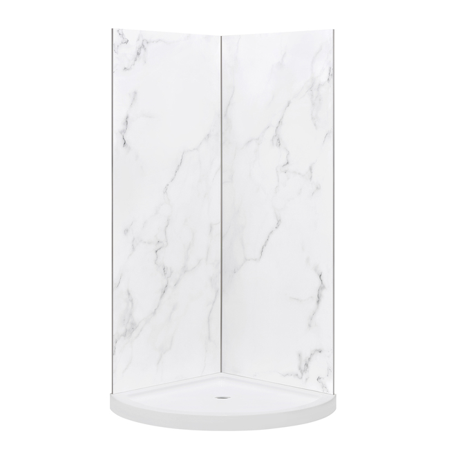 OVE Decors Arroyo 31 x 80-in Marble SPC Shower Panels - 2/Pk