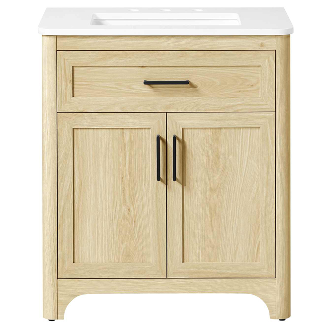 OVE Decors Alanis 30-in Vanity Traditional Style with 2 Doors - Light Birch