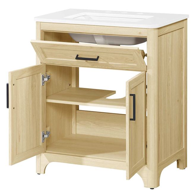 OVE Decors Alanis 30-in Vanity Traditional Style with 2 Doors - Light Birch