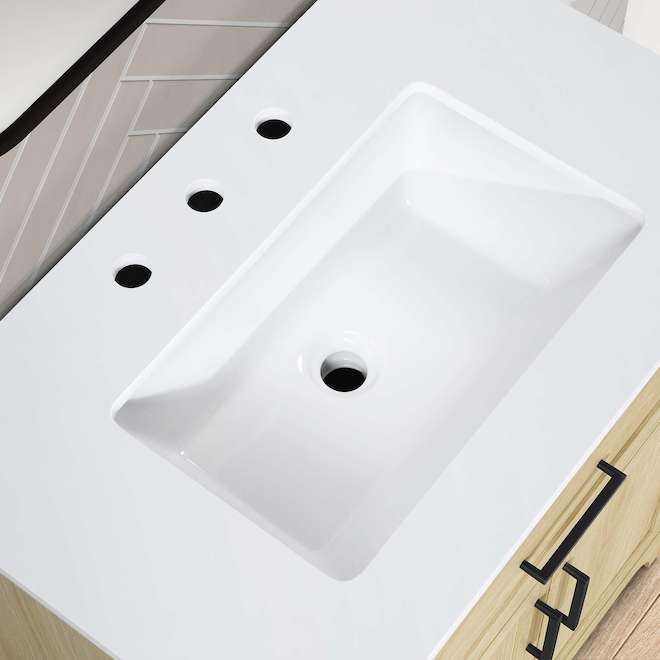 OVE Decors Alanis 30-in Vanity Traditional Style with 2 Doors - Light Birch