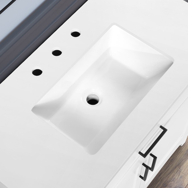 OVE Decors Alanis 36-in Vanity Traditional Style with 2 Doors - White