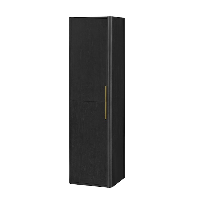 OVE Decors Blair 65-in Vanity Traditional Style with 2 Doors and 3 Shelves - Ebony