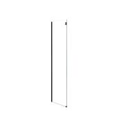 OVE Decors Bel 36-in Clear Glass Side Frameless Shower Panel with Matte Black Hardware