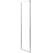 Landon & Co. Archibald 32-in Clear Glass Side Frameless Shower Panel with Chrome Hardware