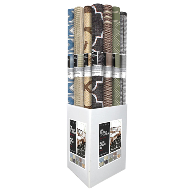 Carpet Art Deco Wasaga Indoor/Outdoor Rugs - 6’7 x 9’ - Assorted RGIO066222 Carpet Art Deco Wasaga Indoor/Outdoor Rugs - 6’7 x 9’ - Assorted RGIO066222