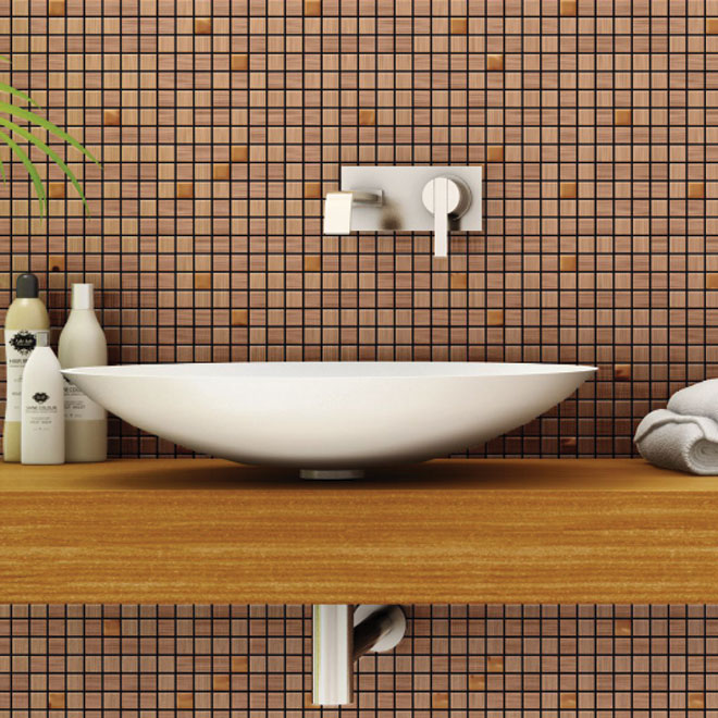 SpeedTiles Wall Tiles - Copernic Peel and Stick Metal for Backsplashes - 12.51 W x 12.51-in L x 5-mm D - 24 Pieces