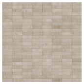 SpeedTiles Snowy Self-Adhesive Marble Stone Tiles - 11.4-in W x 11.6-in L x 5-mm D - 12 Pieces