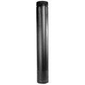 Selkirk Double Wall Stove Pipe - Telescopic - Steel - Black - 6-in dia