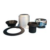 Ensemble de support de plafond décoratif, cheminée 6