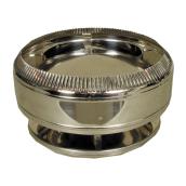 Chapiteau de cheminée de luxe Supervent, acier inoxydable, rond, 6 po de diamètre interne
