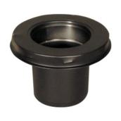 Adaptateur pour tuyau de poêle Supervent, acier inoxydable noir, 6 po de diamètre x 5 5/8 po H. x 10 po l.