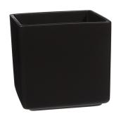 Jardinière carrée en céramique, anthracite