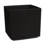 Cache-pot carré « Panna » en céramique 7 po, gris anthracite
