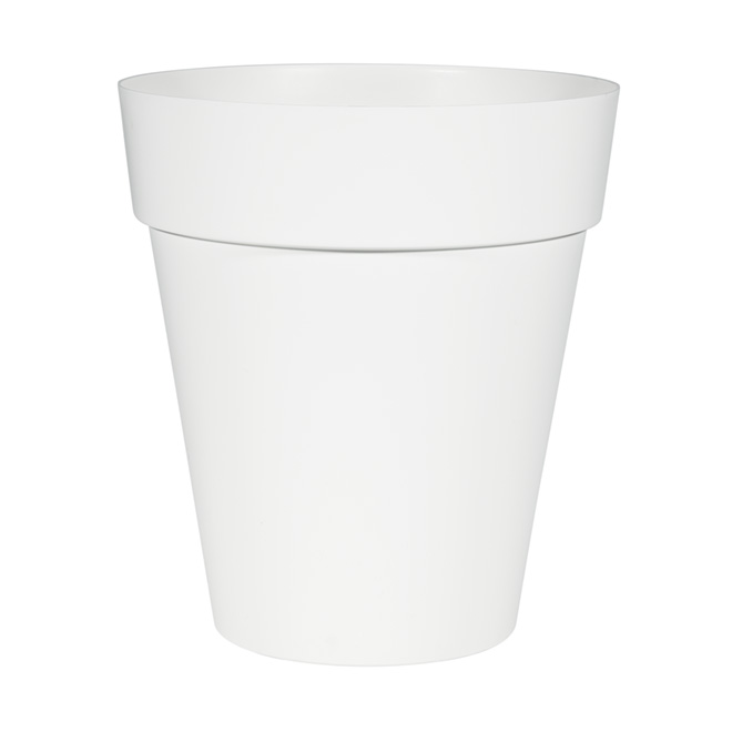 Plastic Pot "Capri" 56cm - White