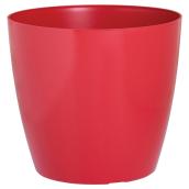 Jardinière en plastique « San Remo », 11,8 po, rouge