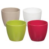 Cache-pot en céramique, 3 1/2 po, couleurs variées