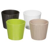 Mini-cache-pot en céramique 608, 3,5 po, assortiment