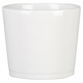 Cache-pot en céramique 883, 6,6 po, blanc