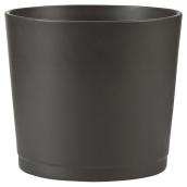 Ceramic Cover Pot - 883 - 11" - Black