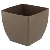 Cache-pot en plastique « Siena », 5,5 po, taupe