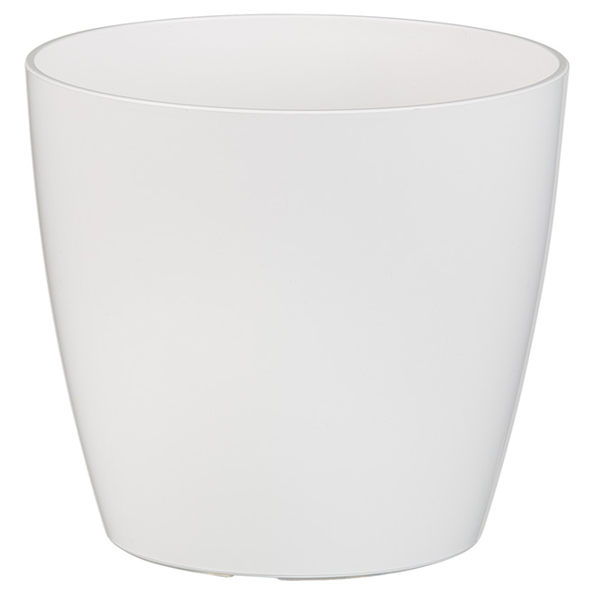 Arte Vasi Cover Pot - San Remo - 6-in - White