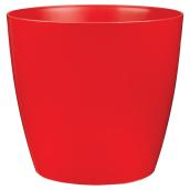 Cache-pot sur roues Arte Vasi, San Remo, 14 po, rouge
