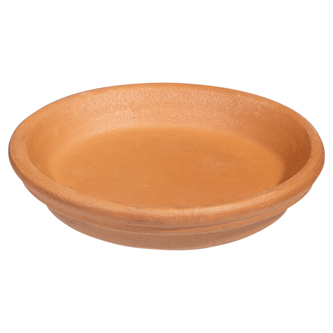 Deroma Clay Saucer - 3.4-in - Terracotta