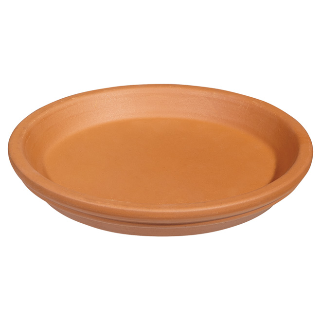 Deroma Clay Saucer - 19.3 cm - Terracotta