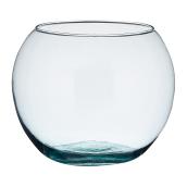 Vase sphérique en verre transparent, 8