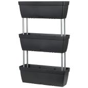 Jardinière empilable en plastique, 19,6