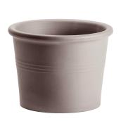 Euganea Vasi Cylindric Pot - 11 cm - Clay - Greige