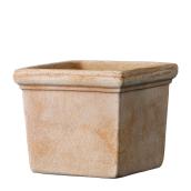 Quadro Siena Square Pot Cover - 11 cm - Clay - Terracotta