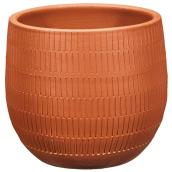 Artevassi Aura Terracotta Ceramic Cover Pot 6.3-in